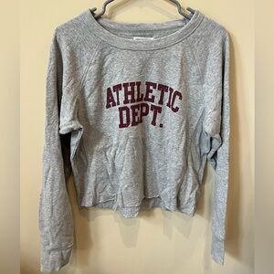 Gray Athletic Dept Sweatshirt